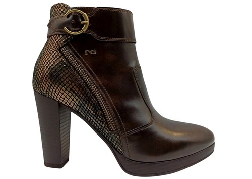 Botín Bajo Botines Mujer Nero Giardini I116720D Tacón Alto Plataforma |