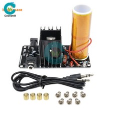 Mini Tesla Coil Plasma Speaker Electronic Field Music Assembled 15W 15V-24V New