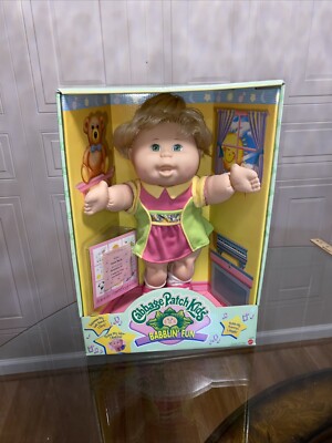NEW Vintage Cabbage Patch Kids Babblin Fun Doll - Sing Talk Giggle