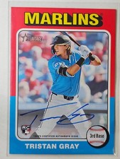 2024 Topps Heritage High Numbers Tristan Gray RC Real One AUTO #ROA-TG