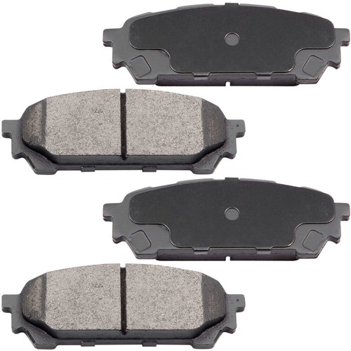 Front Ceramic Brake Pads w/Clips For Subaru Forester Legacy Impreza