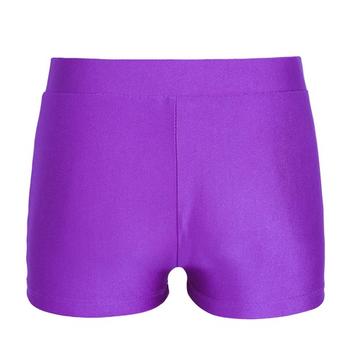 Girls Ballet Dance Outfits Gym Unitard Leotard with Shorts Athletic Dancewear - Picture 9 of 86