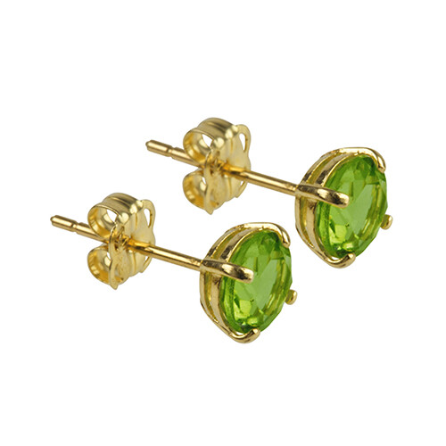 NEW 9ct Yellow Gold Studs Birthday Gemstone Earrings - Picture 10 of 14