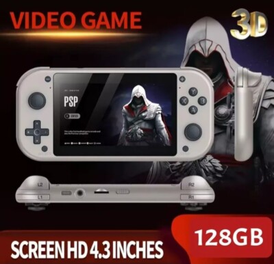 Retro Handheld Spielkonsole Handheld Video Game Player 128GB 30000 + SPIELE
