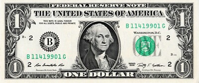 2009 $1 Lot of 5 Uncirculated/Sequential New York Repeater (20