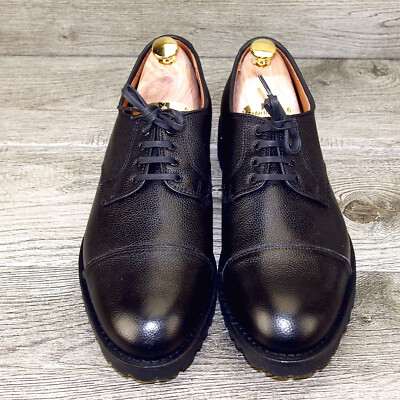 NIB * $325 Allen Edmonds TATE Cap Toe 10 D Black * add $15 new