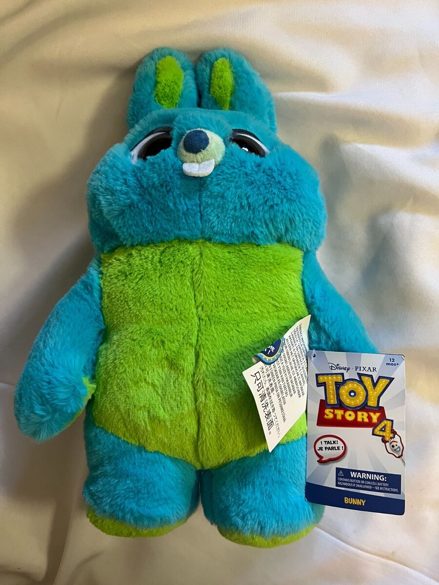 Disney Store Exclusive Pixar Toy Story 4 Talking Plush BUNNY Disney Store Exclusive Pixar Toy Story 4 Talking Plush BUNNY