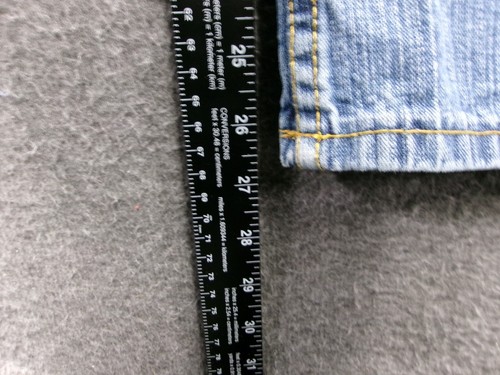 Jordache Jeans Youth 14 Blue Denim Flare Leg Causal Y2K Faded Causal Everyday - Picture 6 of 14