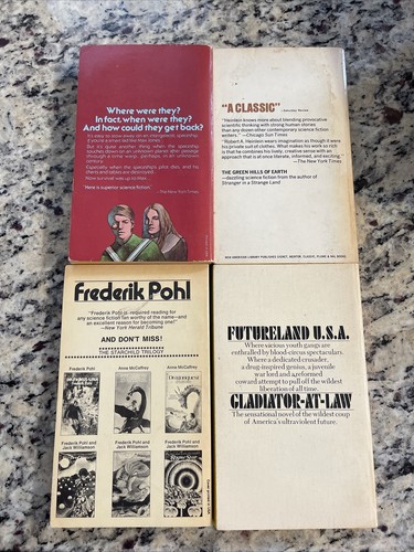 Vintage Science Fiction 10 Book Lot Busby Heinlein Pohl Silverberg - Picture 3 of 7