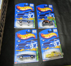 Hot Wheels Treasure Hunts lot of 4 - great diecast cars from 002, 001, 009, 011