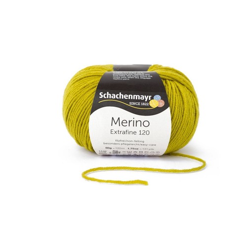 MERINO EXTRAFINE 120 von Schachenmayr - ANIS (00174) - 50 g / ca. 120 m Wolle