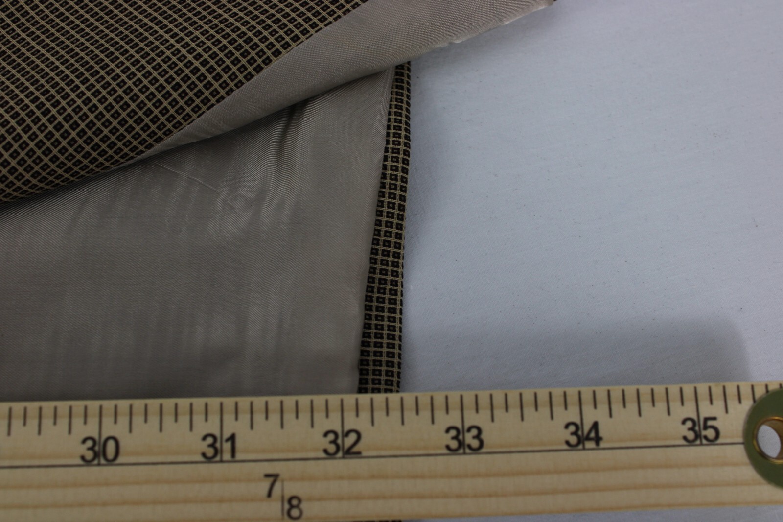 HUGO BOSS Loro Piana Wool Blazer 40L Brown Check 3 Button Double Vent Jacket thumbnail 16