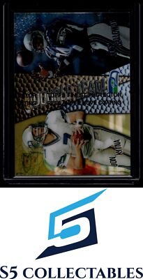 1999 Finest #DT6 Jon Kitna / Joey Galloway Double Team Dual Refractors 683