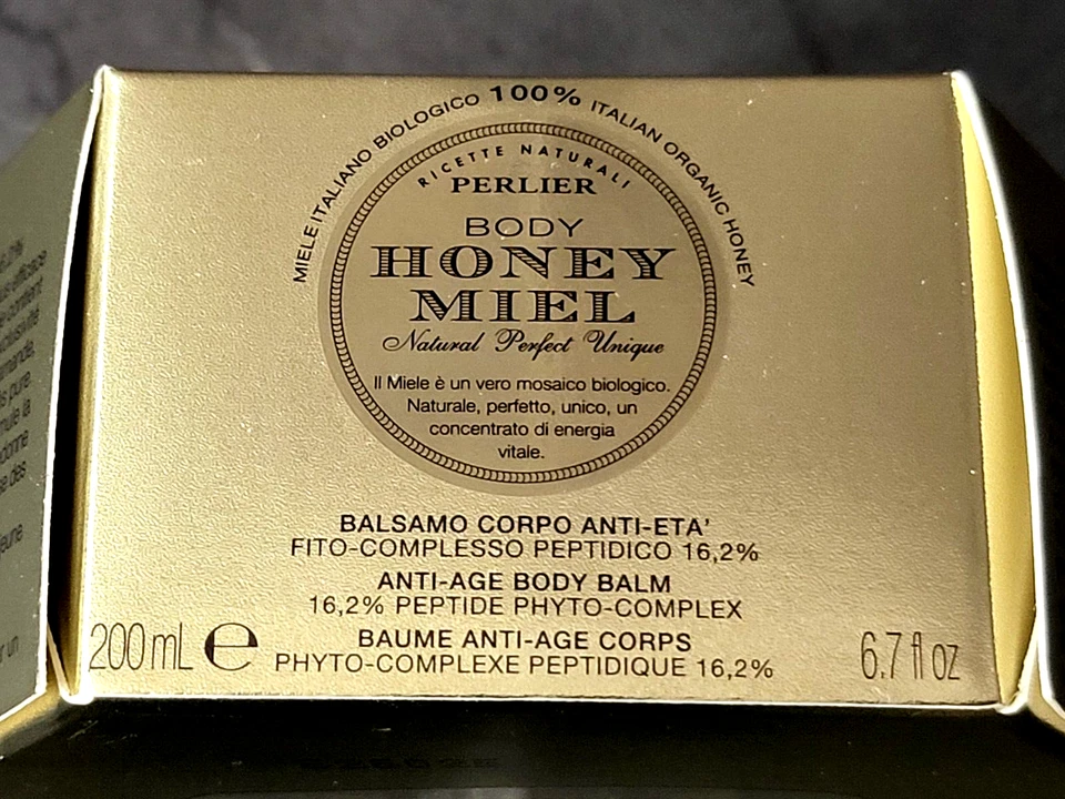 Bálsamo corporal antienvejecimiento Perlier Honey Miel ~ 6,7 oz, 200 ml nuevo Foto 3 de 3