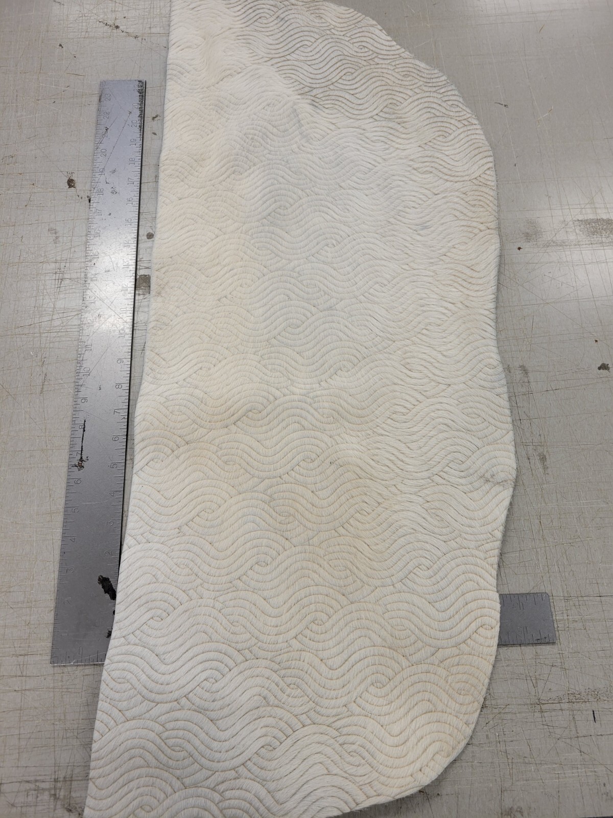 3 lbs. Bulk Scrap Leather Hair On Hide, Cowhide Remnants, Premium Leather