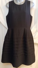 Madewell Dress Sleeveless Little Black Dress Women's  Zipper Pockets Size 8