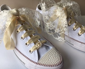 ivory converse wedding