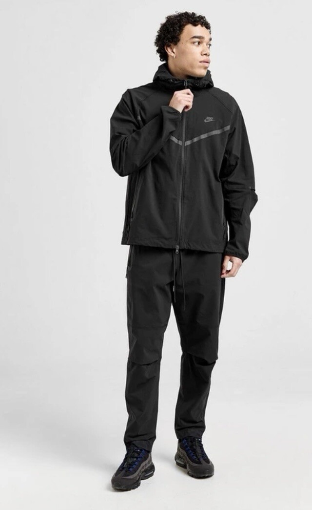 Nike Tech Woven Zipped Tracksuit - Black/Black HM7151-010 HM8241-010 - Medium