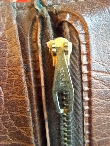Vintage 1960s Brown Leather Purse Wallet - Picture 7 of 13