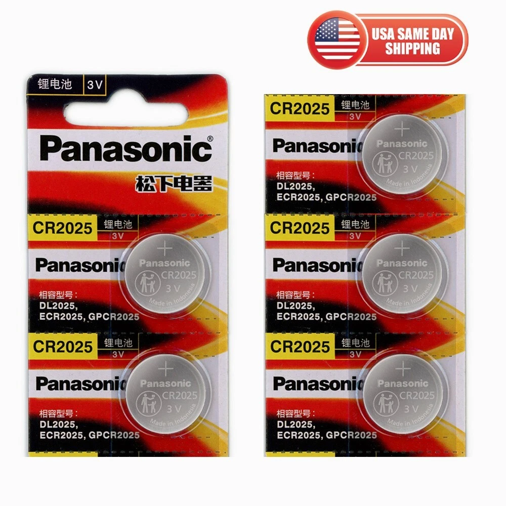 Panasonic cr2025 on sale 3v near me
