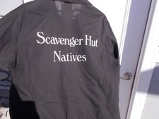 Vintage King Louie Bowling Shirt sz 40 Scavenger Hunt Natives