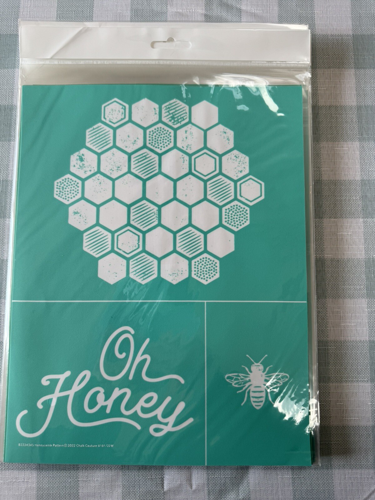 Chalk Couture Transfer Size B, Stencil, New, Free shipping,