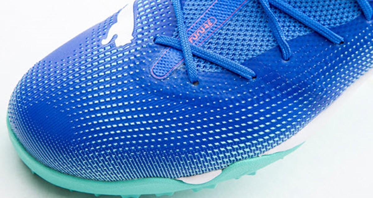 PUMA Men Future 7 Match TT Cleats Soccer Blue Futsal Shoes Boot