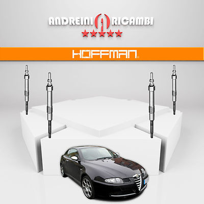 Auto E Moto Ricambi E Accessori 06 Ye 07 Kit 4 Candelette Alfa Romeo 156 Sw 1 9 Jtd 16v Q4 110kw Dal 04 Ulmen Cl