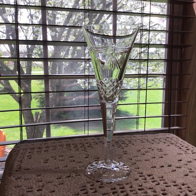 Waterford crystal Millennium Peace champagne flute 9 1/4 