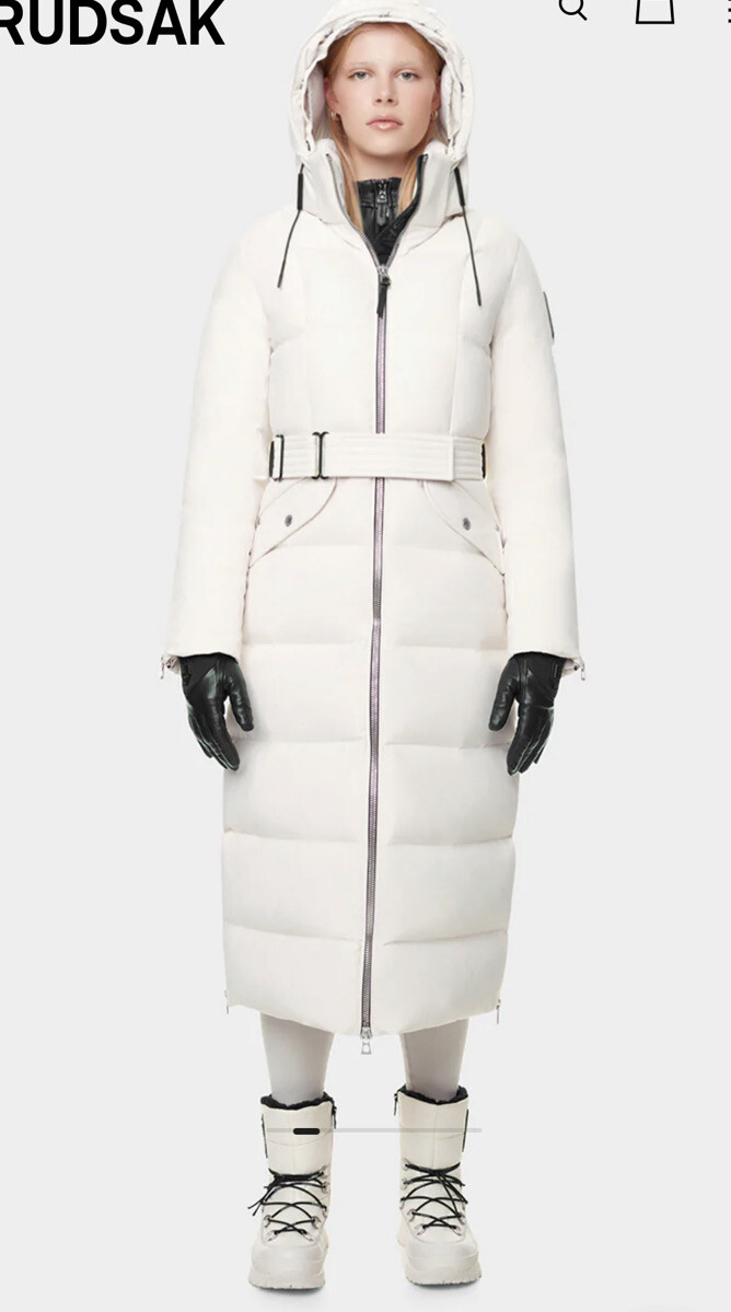 BNWT Rudsak CALI WOMEN'S RECYCLED STORMSHELL MAXI DOWN PUFFER $1295 Iceland Med image 6