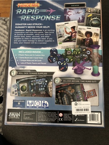 Pandemic Rapid Response - Z-Man Games 100% Complete - Picture 2 of 2
