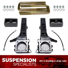 For 2005-2023 Toyota Tacoma 2WD 4" Front 2" Rear Leveling Lift Spindles Kit