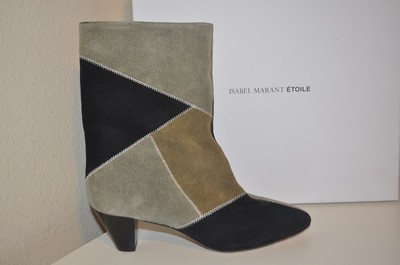 isabel marant patchwork boots