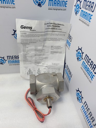 Gems Sensors FS-200 Shuttle Type Flow Switch 27109 - Picture 4 of 11