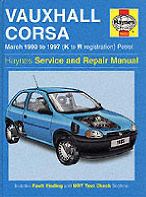 Vauxhall Corsa Petrol (Mar 93 - 97) Haynes Repai, Anon, New
