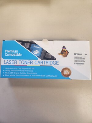 Premium Compatible, CBTN660, Black Laser Toner Cartridge For Brother