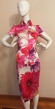 Dolce Gabbana floral silk dress women size 4