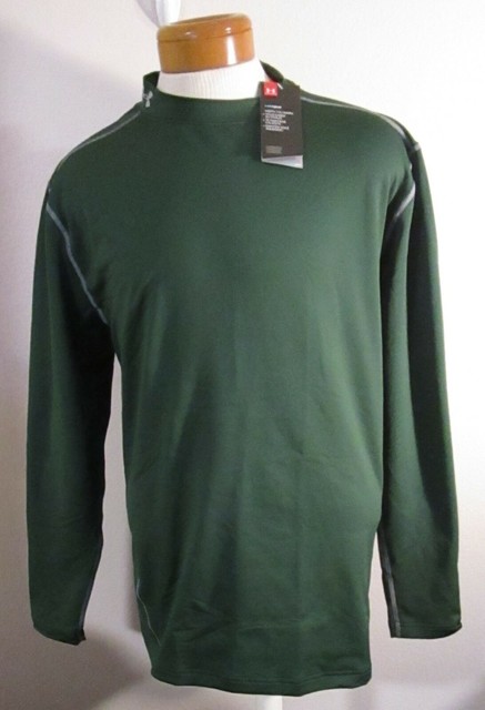 Under Armour Mens ColdGear Compression Shirt Mock Long Sleeve Green Sz 4xl for sale online | eBay