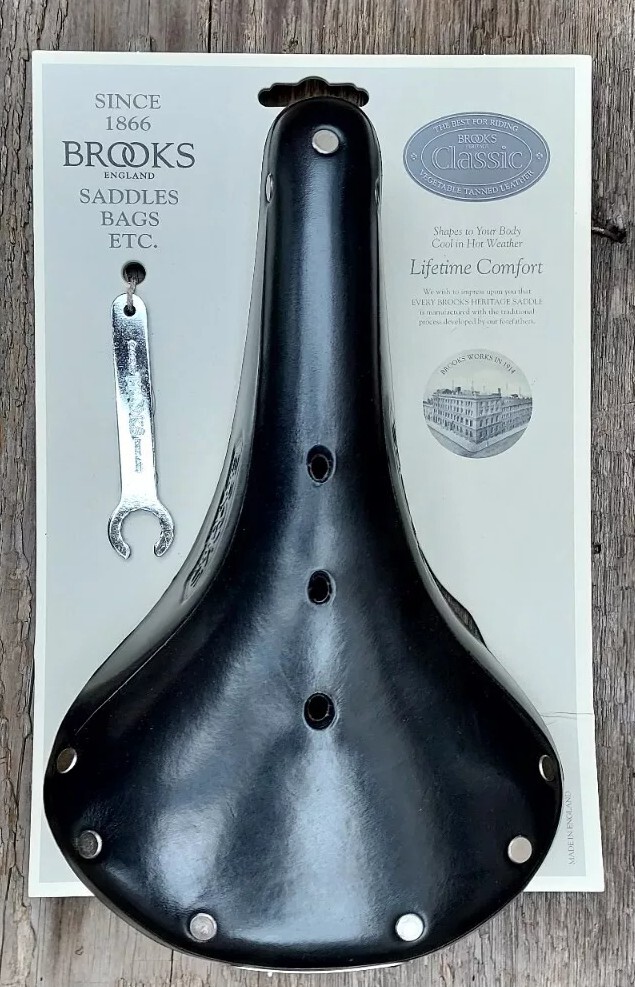 Brooks B17 Standard Black Leather Bike Saddle - New In Box