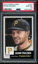 2019 Topps Living Set #141 Adam Frazier PSA 10 Gem Mint Card 43515307