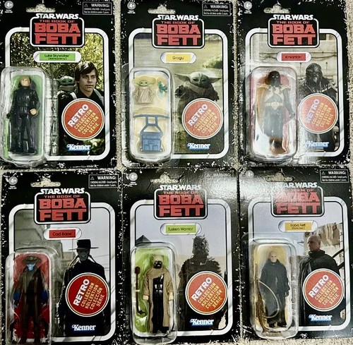 Star Wars Retro Collection Skywalker Grogu Krrsantan Boba Fett Tuscan Warrior