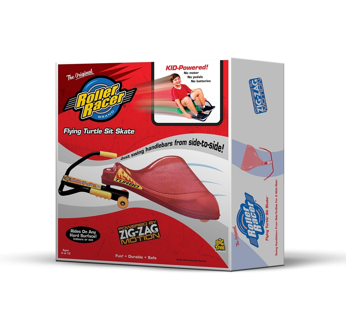 The Original Roller Racer Junior Flying Turtle Sit Skate, Kid