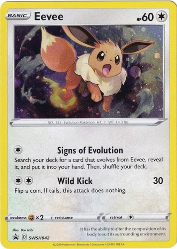 Eevee SWSH042 SWSH: Sword & Shield Promo Cards