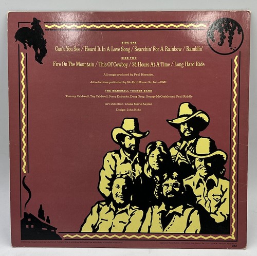 The Marshall Tucker Band Greatest Hits Vinyl Record - Capricorn Records LP - Picture 3 of 18