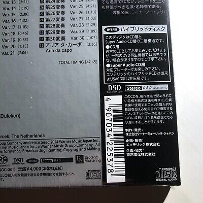 ESOTERIC SACD ESSW-90290 J.S. BACH Goldberg ? Variationen ESOTERIC SACD ESSW-90290 J.S. BACH Goldberg ? Variationen