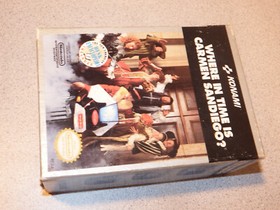 Where in Time is Carmen Sandiego Nintendo NES Box Manual