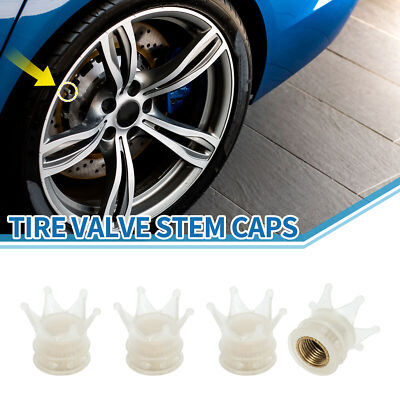 15MM Car Tire Valve Stem Caps Wheel Valve Cap Blue for Car SUV Bike RV 4pcs