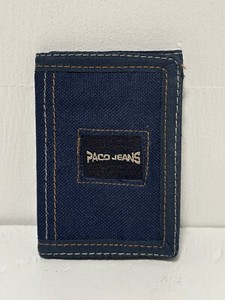 Paco Jeans Tri-Fold Denim Wallet 4 X 3 NO CHAIN