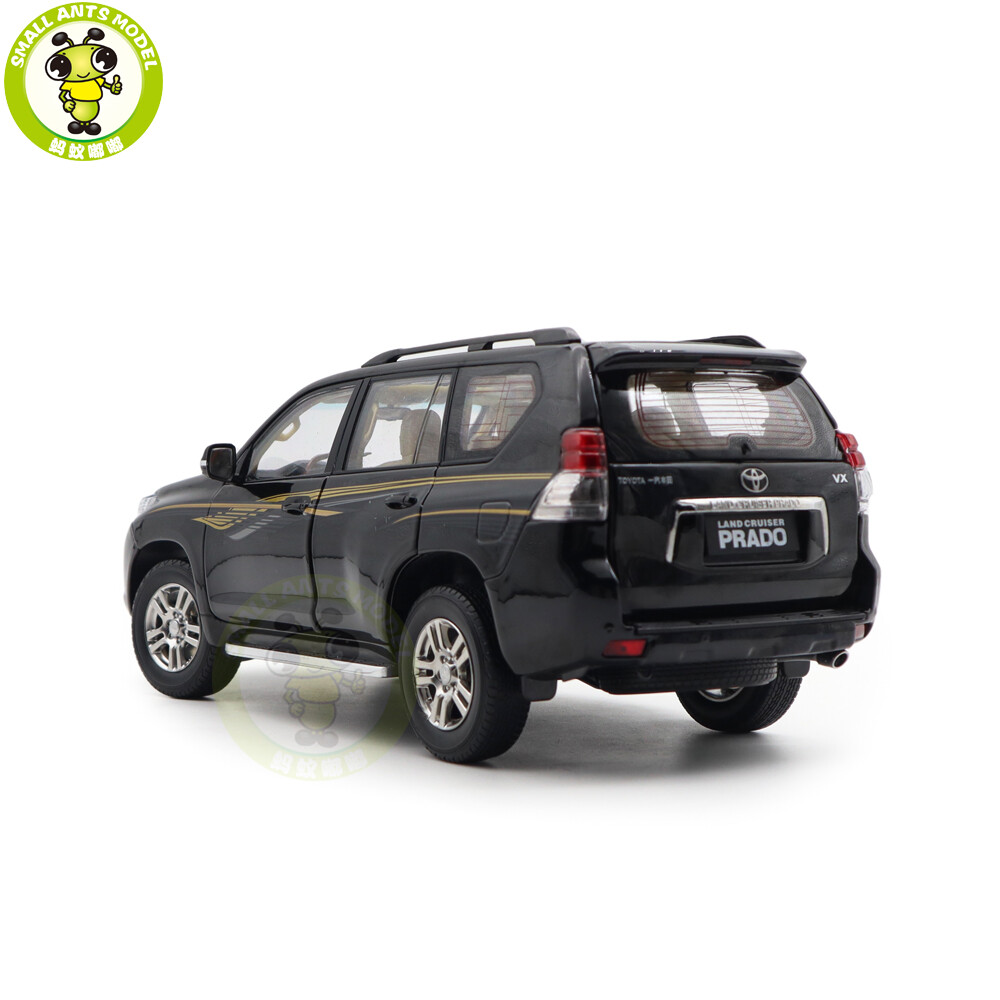 1/18 Toyota Land Cruiser Prado Black Patterns Diecast Model Car