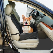 Waterproof Dog Car Seat Cover for Small/Medium Dogs Booster Seat Travel Safety